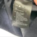 H&M Military Wool Blend Asymmetrical Zip Blazer Jacket Navy Gold Size 6