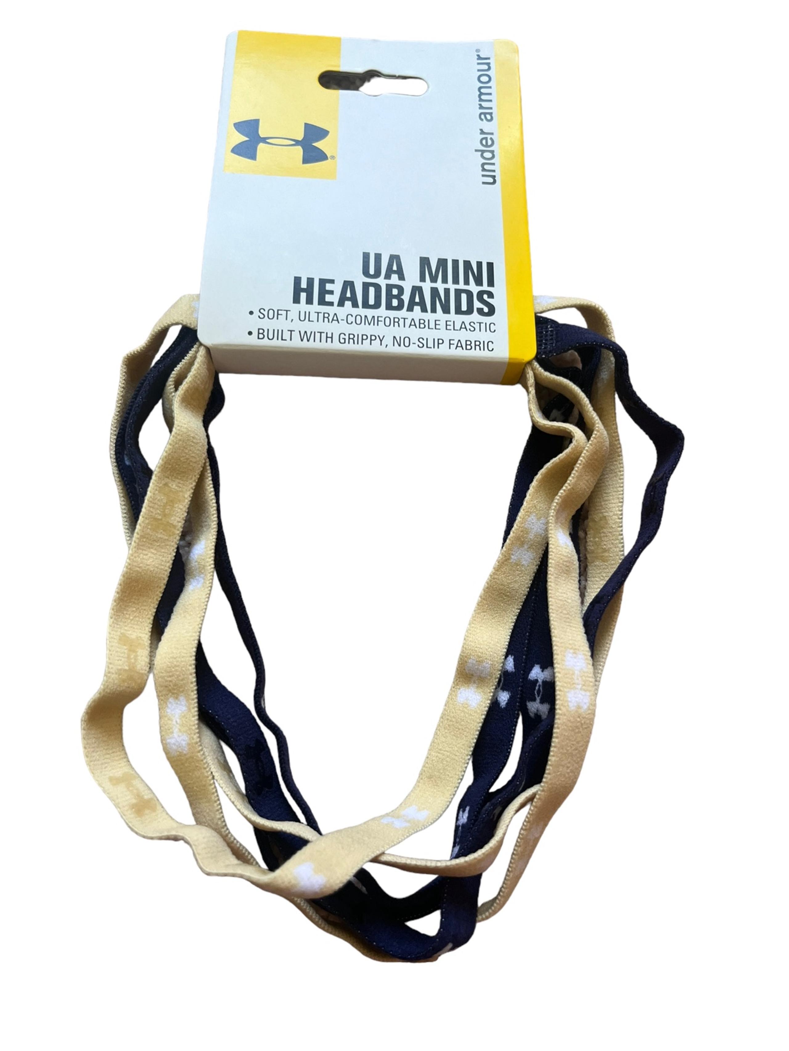 Under Armour Mini Headband 6 Pack Gold/ Navy