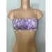 New. L*SPACE Purple snake print bikini top. XS. Retails 88