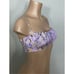 New. L*SPACE Purple snake print bikini top. XS. Retails 88