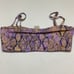 New. L*SPACE Purple snake print bikini top. XS. Retails 88