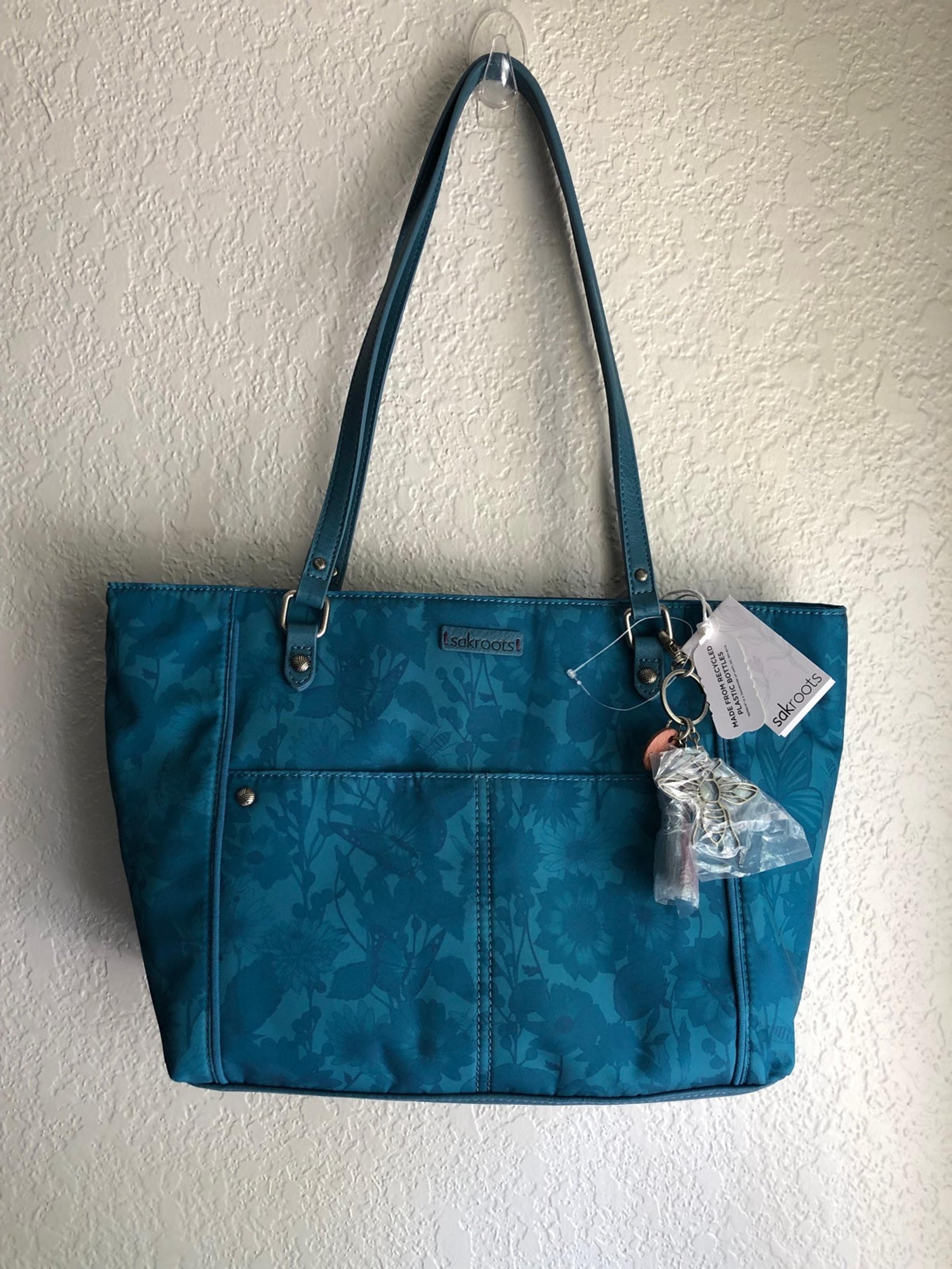 NWT Sakroots Blue floral Totebag