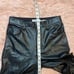 Abercrombie & Fitch The 90s Straight Ultra High Rise Vegan Leather Black Pants