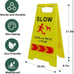4 Pack Slow Down Kids at Play Sign,Kids/Children at Play Safety Signs for Street