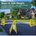 4 Pack Slow Down Kids at Play Sign,Kids/Children at Play Safety Signs for Street