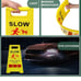 4 Pack Slow Down Kids at Play Sign,Kids/Children at Play Safety Signs for Street