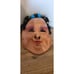 Vintage 1984 Be Something Studios Face Halloween Mask BSS Old Lady