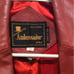 Vintage Burgandy Real Leather Blazer