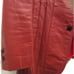 Vintage Burgandy Real Leather Blazer