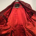 Vintage Burgandy Real Leather Blazer