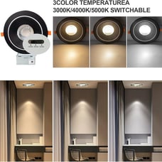 bulbeats LED Downlight and Gimbal LED Recessed Lighting 6 inch, 140lm/w effician