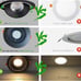 bulbeats LED Downlight and Gimbal LED Recessed Lighting 6 inch, 140lm/w effician