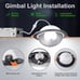 bulbeats LED Downlight and Gimbal LED Recessed Lighting 6 inch, 140lm/w effician