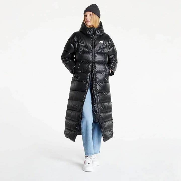 womens nike long coat