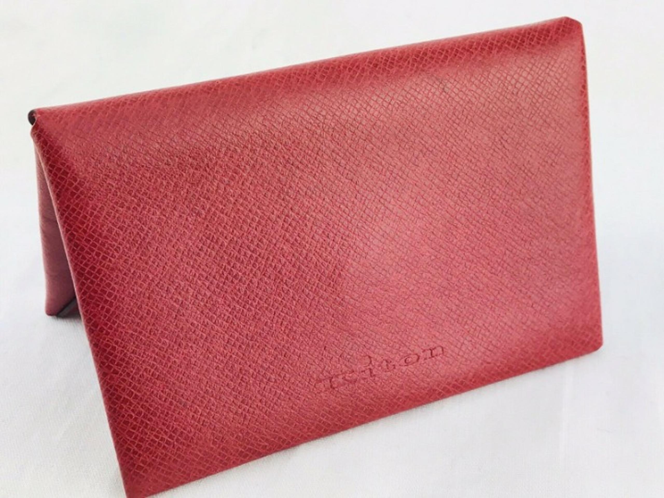 KITON Business Card Wallet Holder Red