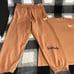 VS PINK CAMPUS SWEATPANTS & CAMPUS TEE IN TOFFEE LIMITED EDITION SIZE LARGE