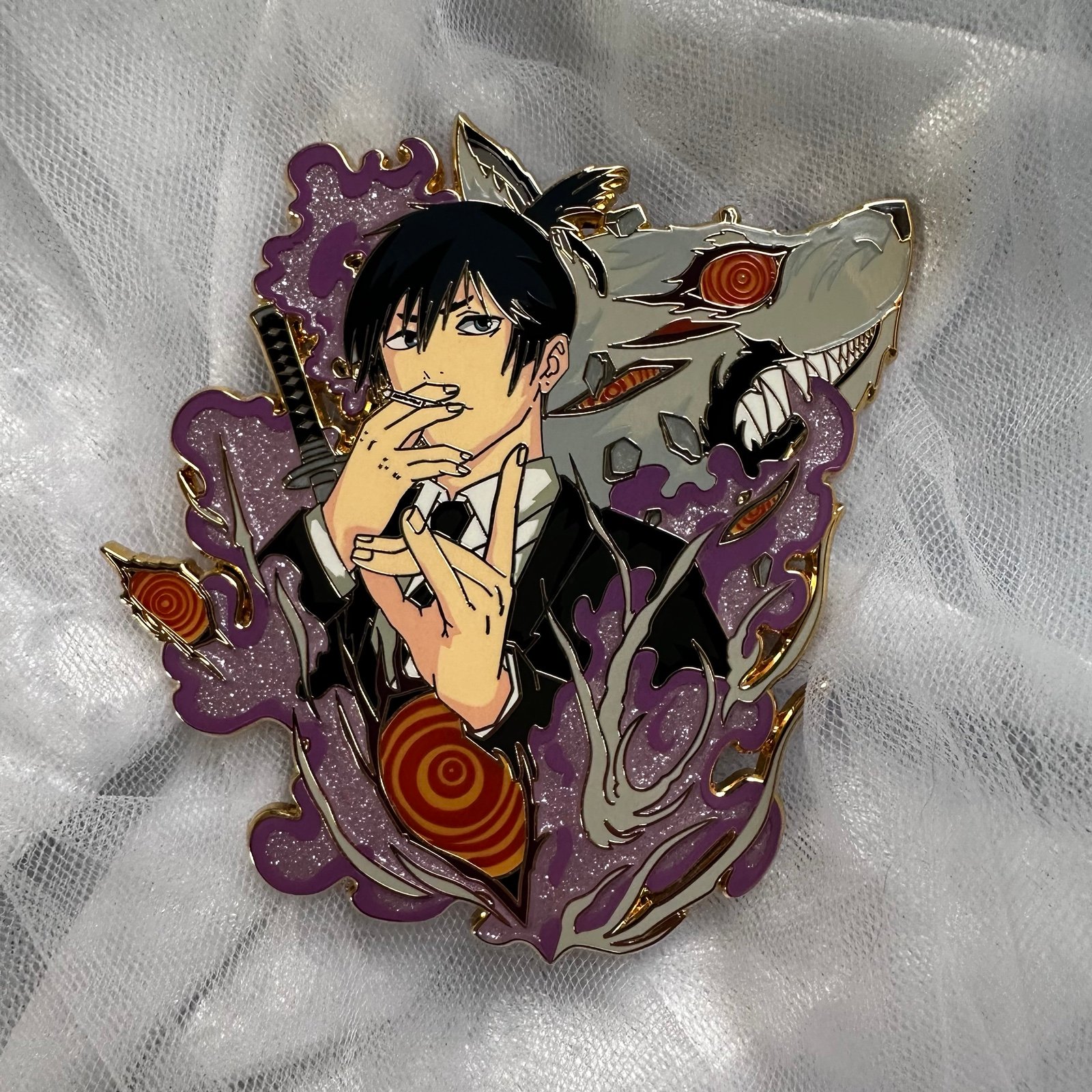 Aki Enamel Pin Chainsaw Man