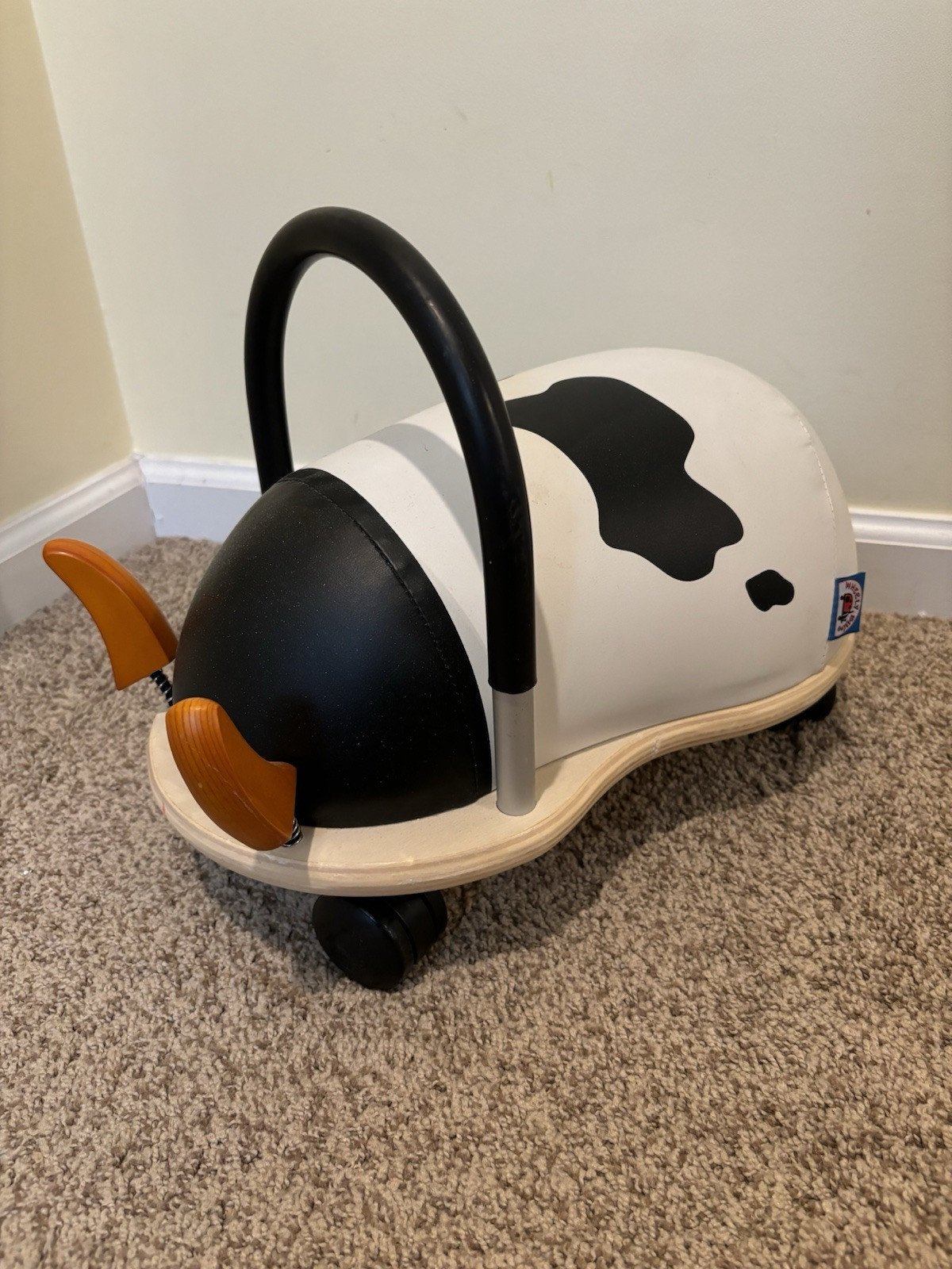Prince Lionheart Wheely Bug, Cow, Small Baby Toddler Ride On Toy