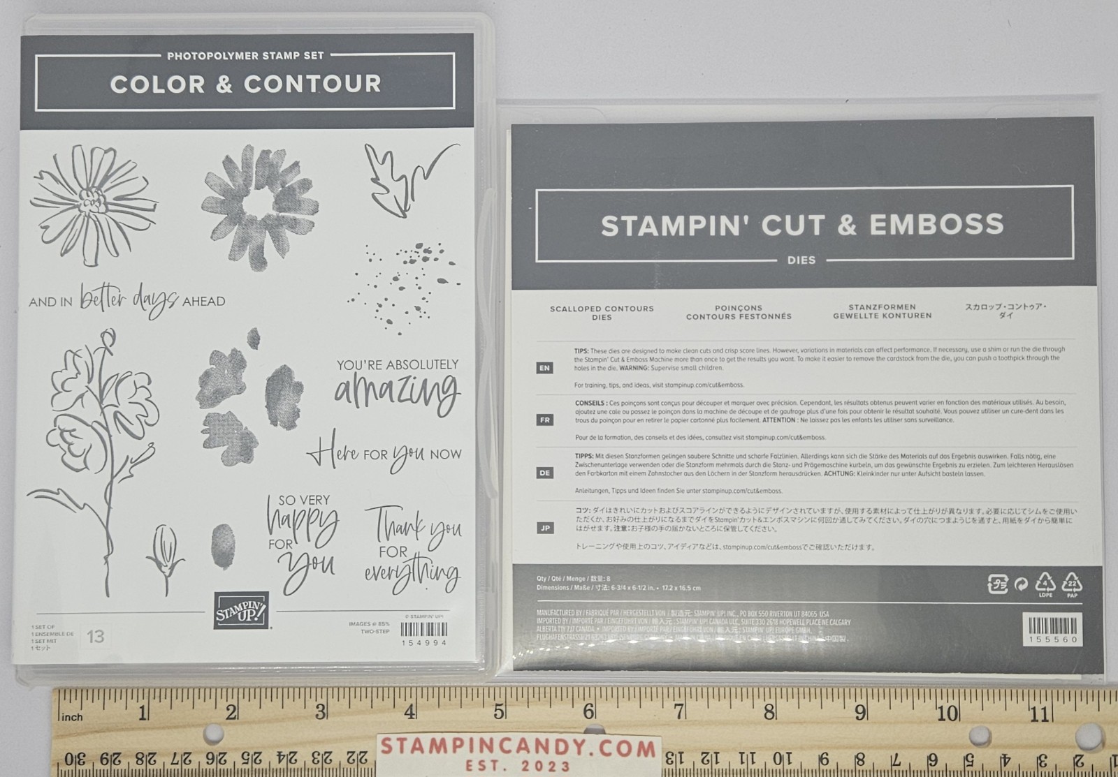 Stampin Up - Color & Contour with Scalloped Contours Dies