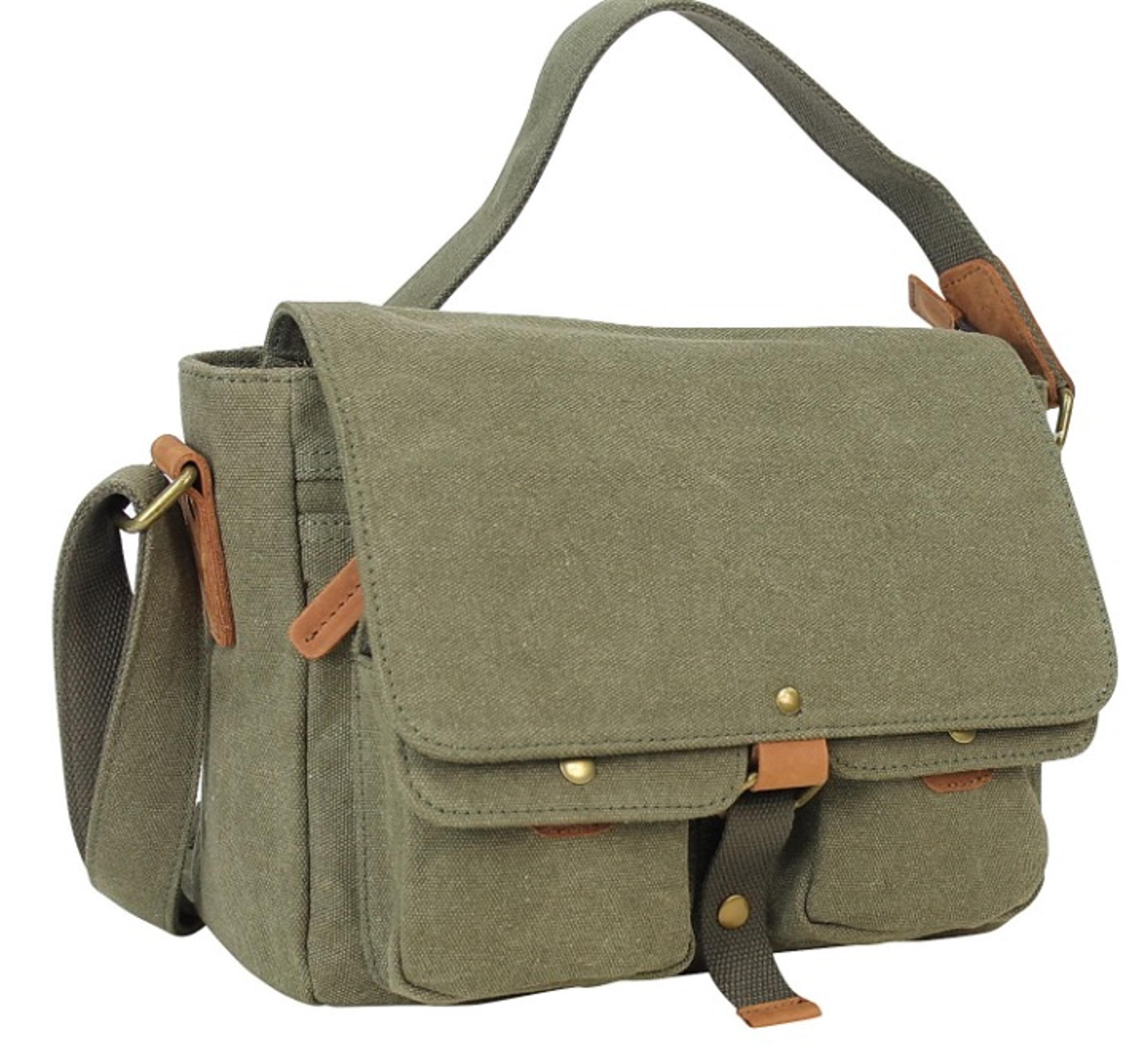Casual Small Canvas Messegner Bag C54GRN