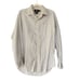 RRL Ralph Lauren Men's Beige Striped Button-Up Shirt Size M