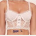 HTF VS Pink L Love & Lemons Stardust Bustier