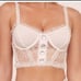 HTF VS Pink L Love & Lemons Stardust Bustier
