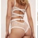 HTF VS Pink L Love & Lemons Stardust Bustier