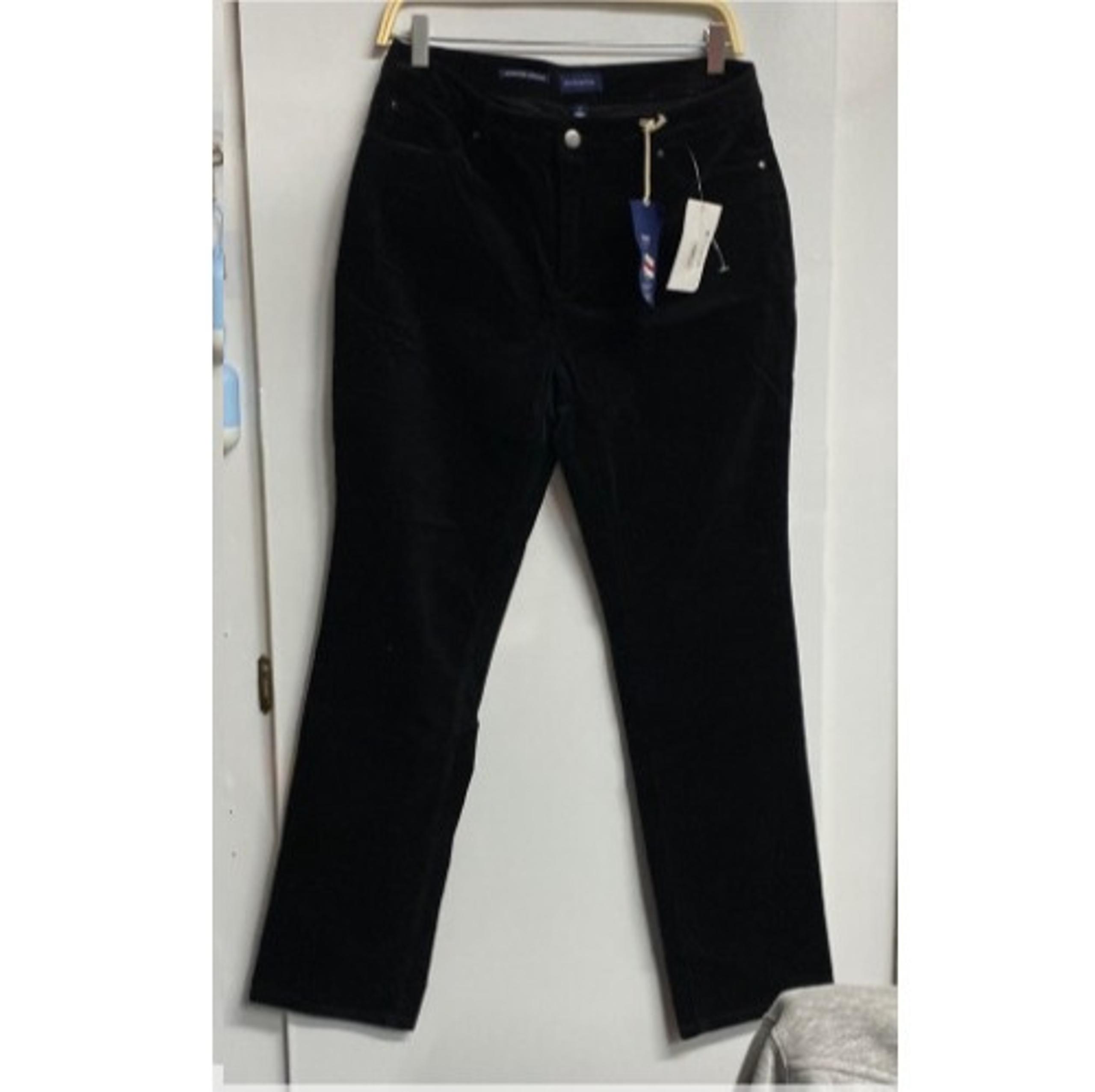 Charter club Corduroy Velvet tummy slimming straight leg size 8