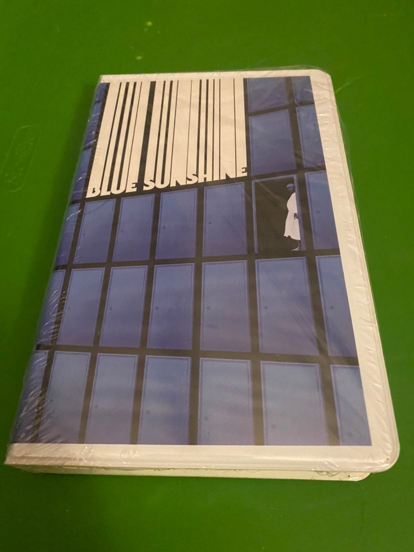Blue sunshine VHS - mondo tees exclusive cassete tape - limited to 100
