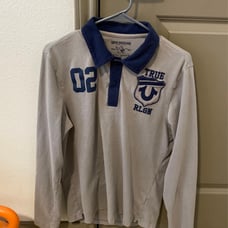 True Religion Long Sleeve Collared Shirt