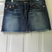 True Religion Blue denim mini skirt size 31
