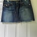 True Religion Blue denim mini skirt size 31