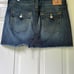 True Religion Blue denim mini skirt size 31