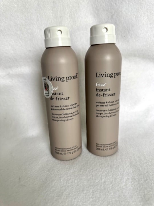 2X Living Proof No Frizz Instant Defrizzer Spary