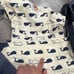 Ergobaby Blue Whale Print Original Baby Carrier Used GUC
