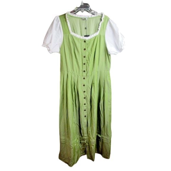Scarlet Darkness Dress Womens Extra Large Colonial Costume Prairie Long Maxi NWT