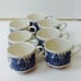 Blue White Willow Teacups England (7)