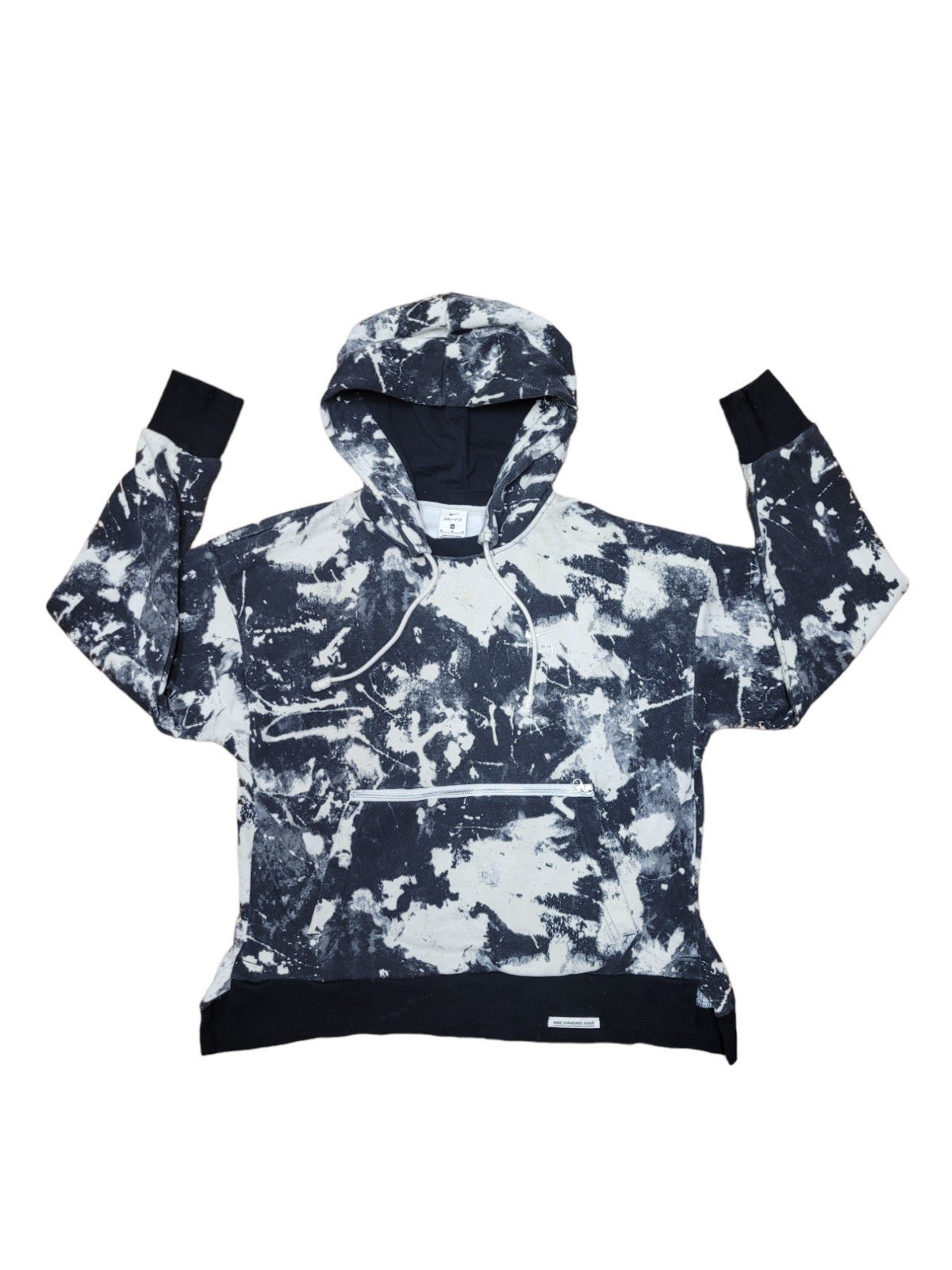 Nike Dri-fit FLY Ink Splatter Hoodie Sz Xl