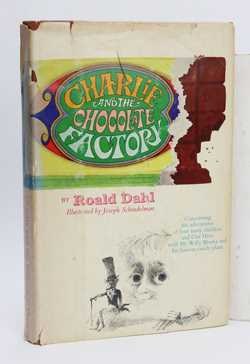 Charlie and the Chocolate Factory by Roald Dahl Vintage 1973 Edition HC DJ