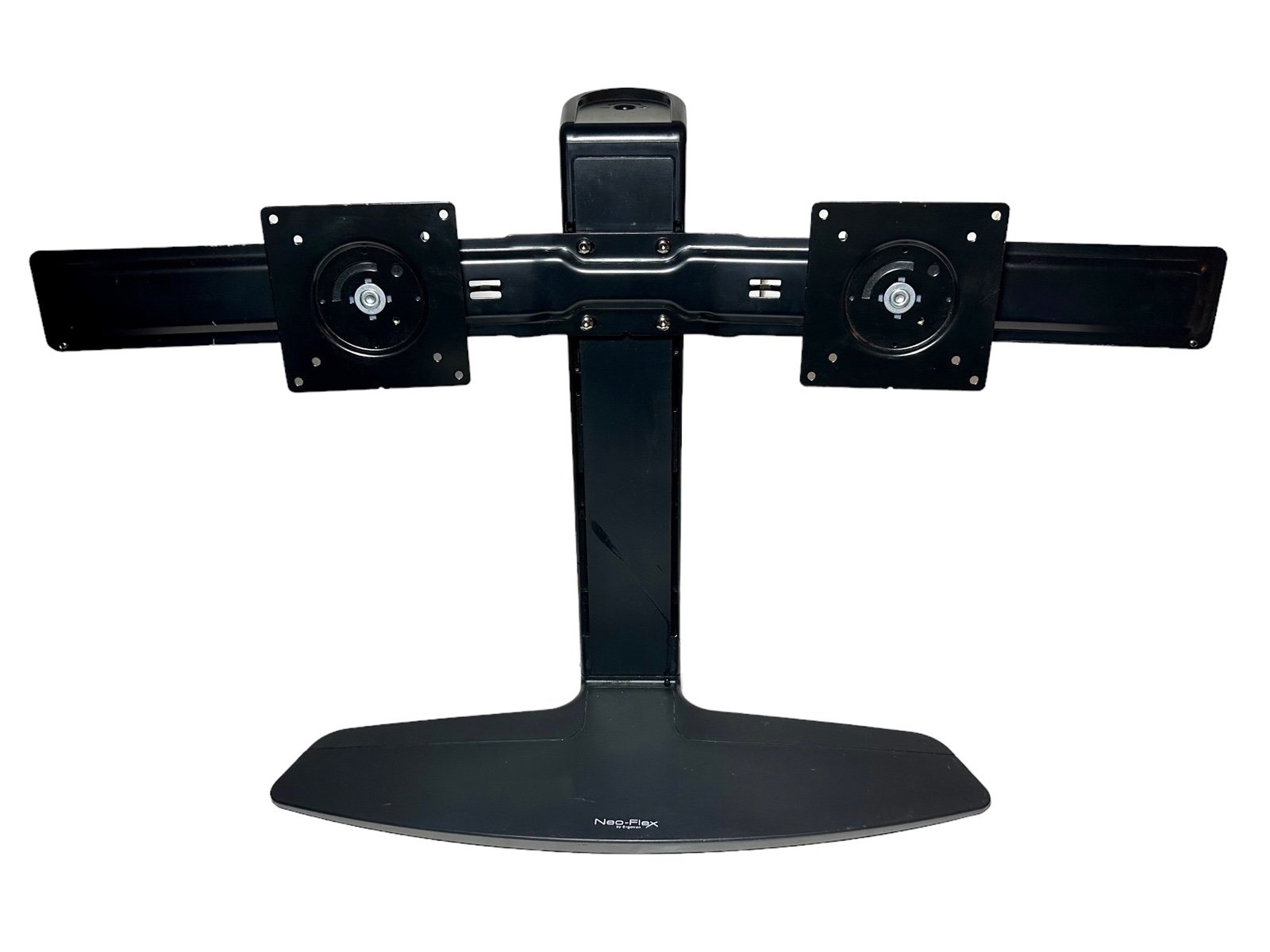 Neo-Flex by Ergotron Black Metal Dual Monitor Stand 33-330-085 1207768-0371