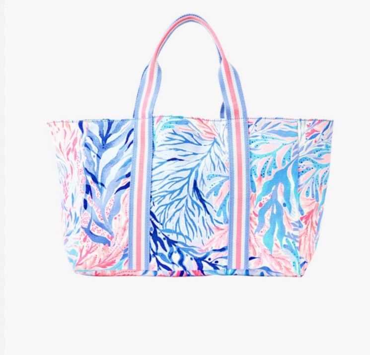 Lilly Pulitzer Kaleidiscope Coral Tote *HTF