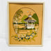 Vintage Sunset Stitchery Sunset in the Park Needlepoint Embroidery Completed