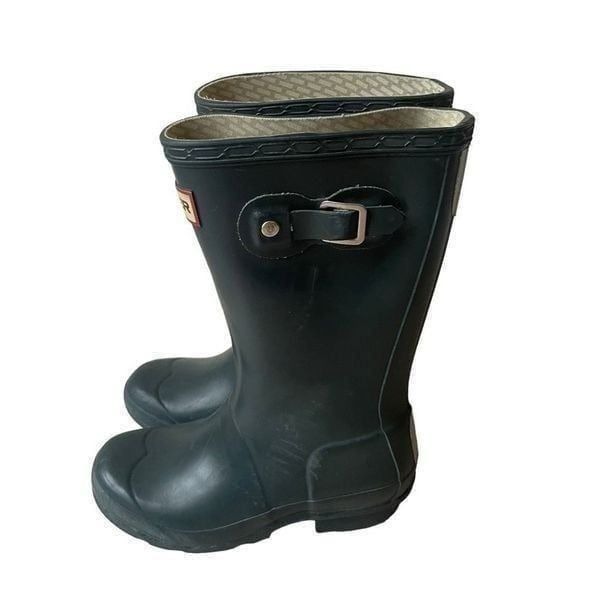 BRITISH HUNTER WELLIES Vintage Children's Classic English Hunter Wellington Boo