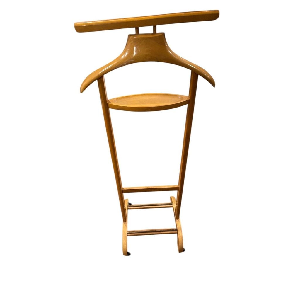 Vtg Italian Silent Valet Original Freestanding Butler Suit Wardrobe Stand Italy
