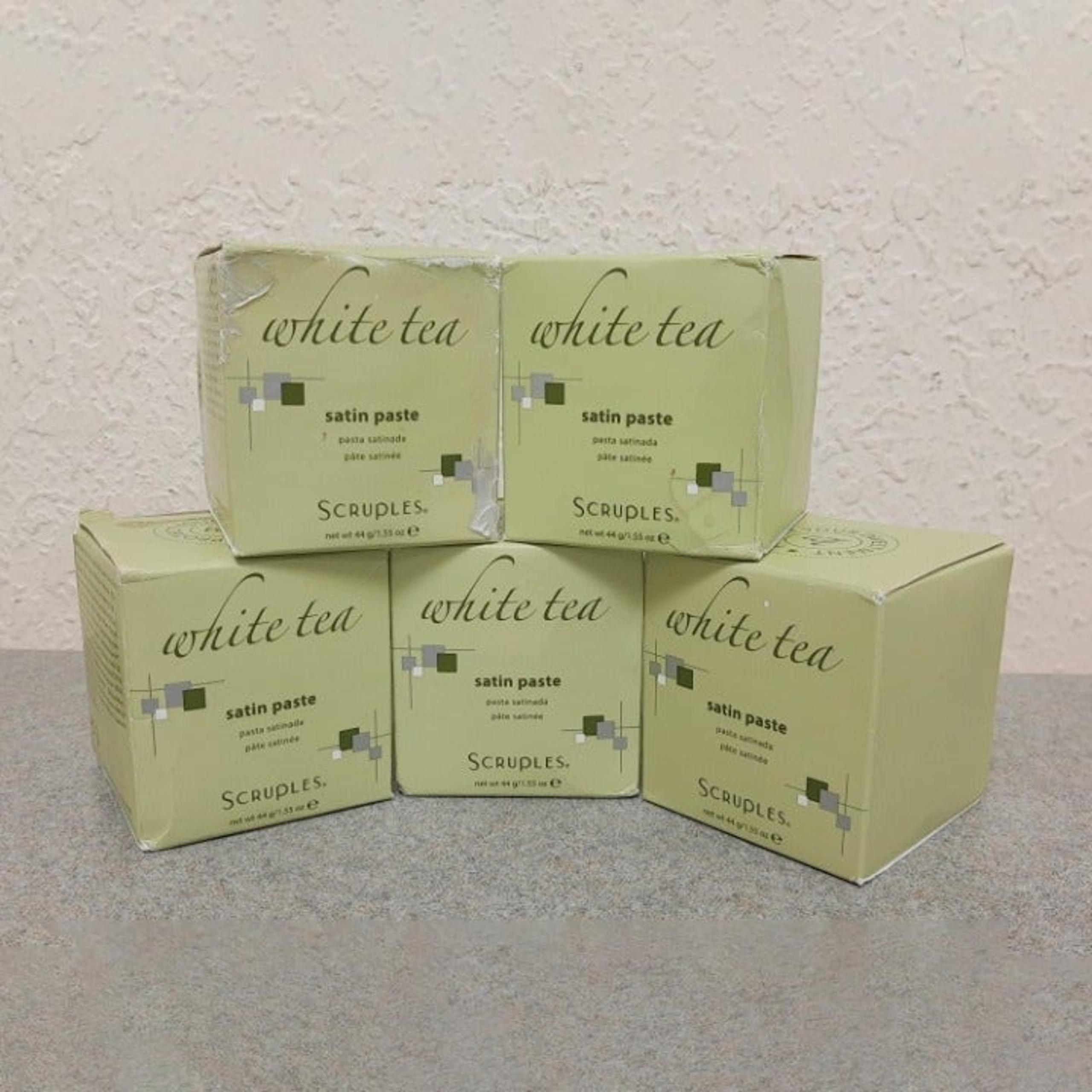 Scruples White Tea Satin Paste 1.55 oz, Styling Hair Care Paste - Set of 5