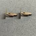 Sterling Silver Square Cufflinks As Is Mens Unisex Stamped Vintage Retro Classic