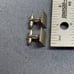 Sterling Silver Square Cufflinks As Is Mens Unisex Stamped Vintage Retro Classic