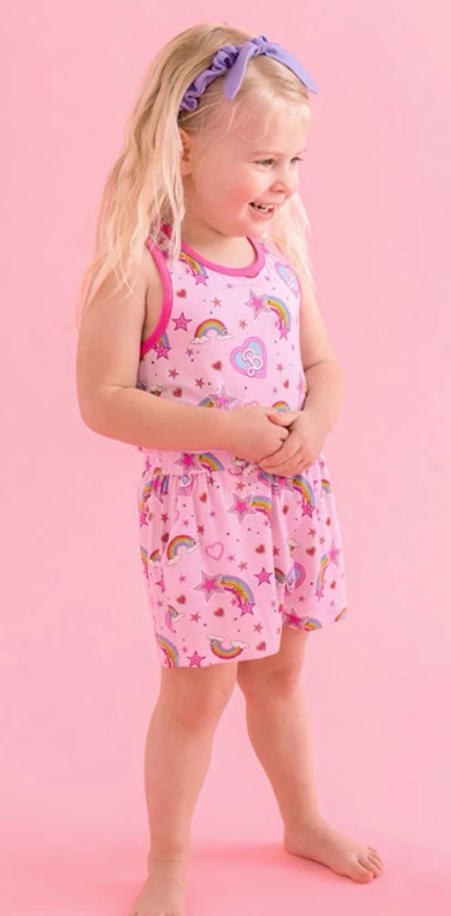 Posh Peanut Barbie Star Power Criss Cross Romper