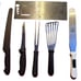 Chef Cutlery Culinary School Set & Bag - 9 Pieces - Excellent Condition